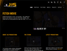 Tablet Screenshot of jas-productions.com